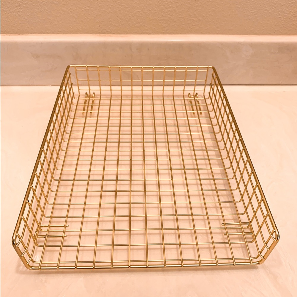 Letter Tray, Gold - Threshold